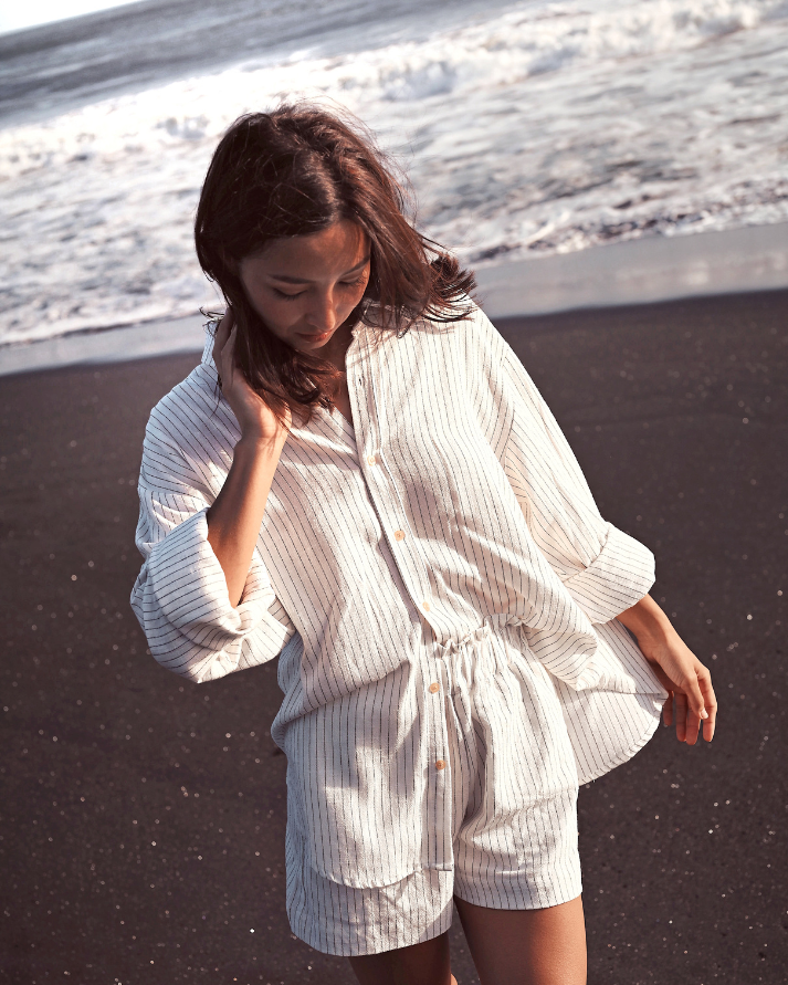 Robyn Shorts (Pinstripe)