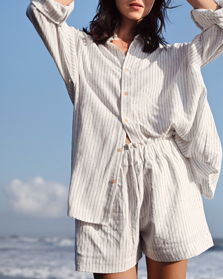 Robyn Shorts (Pinstripe)