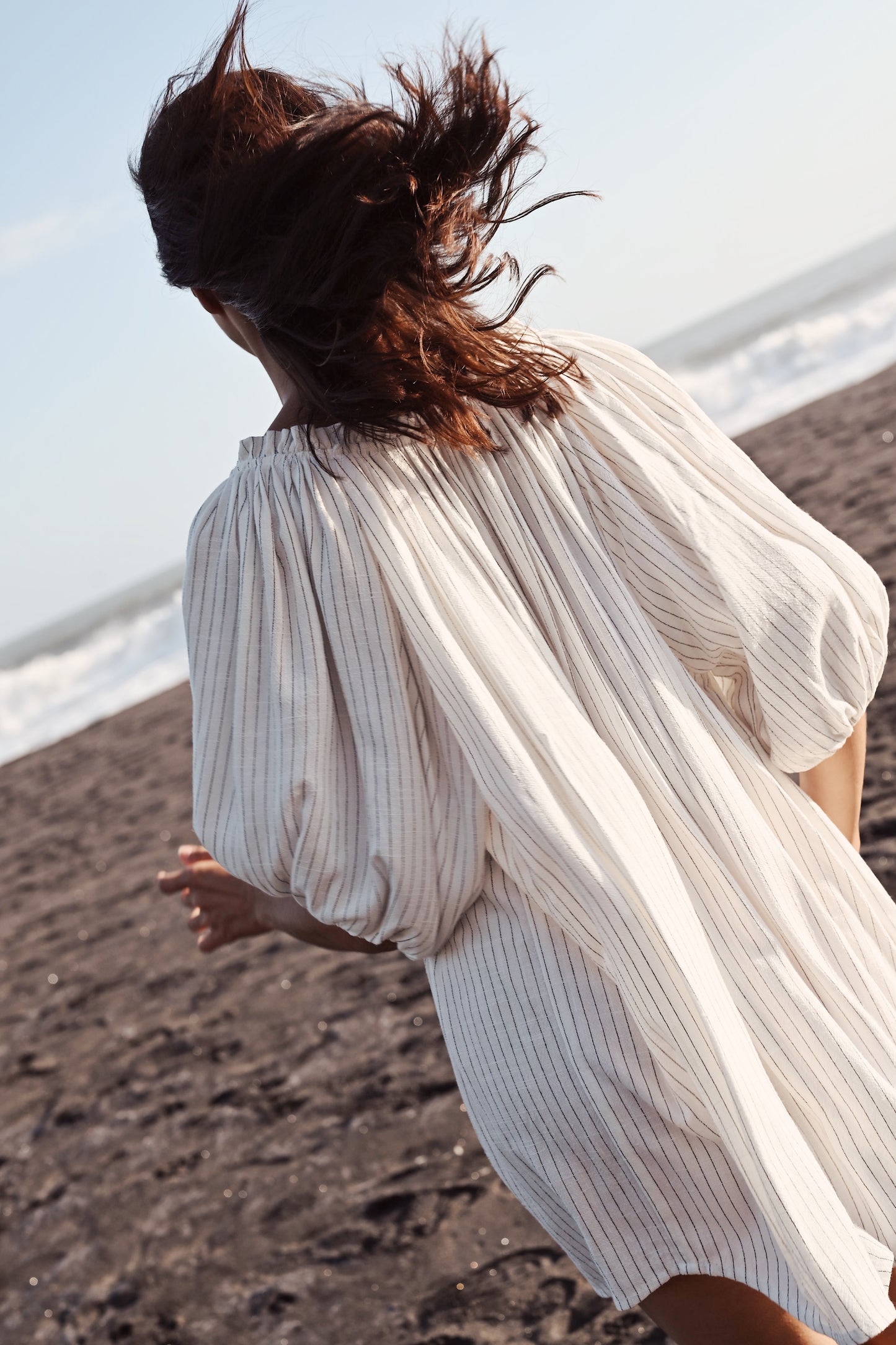 Auburn Mini Dress - Woman (Pinstripe)