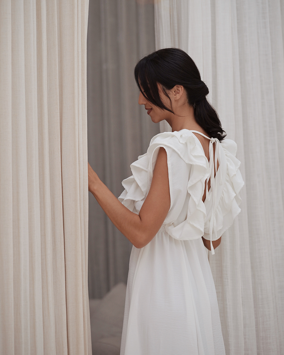 Backorder - Lucia Dress (White)
